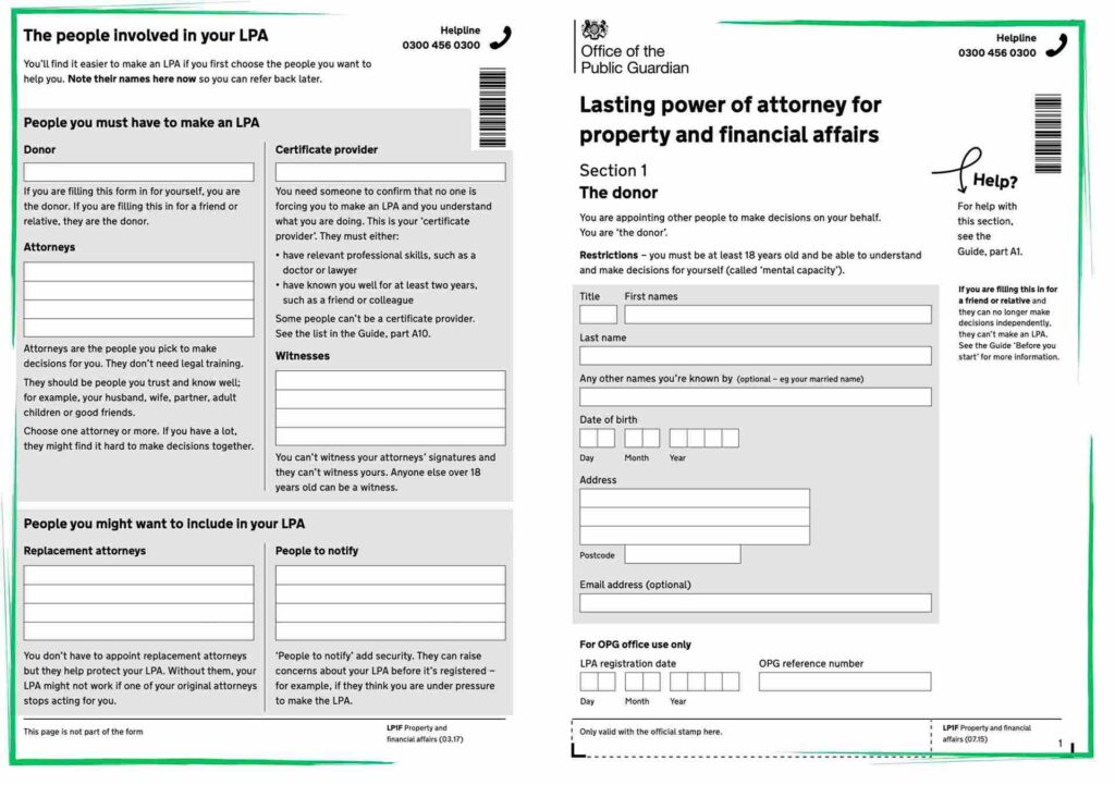 Government Power of Attorney Financial Decisions