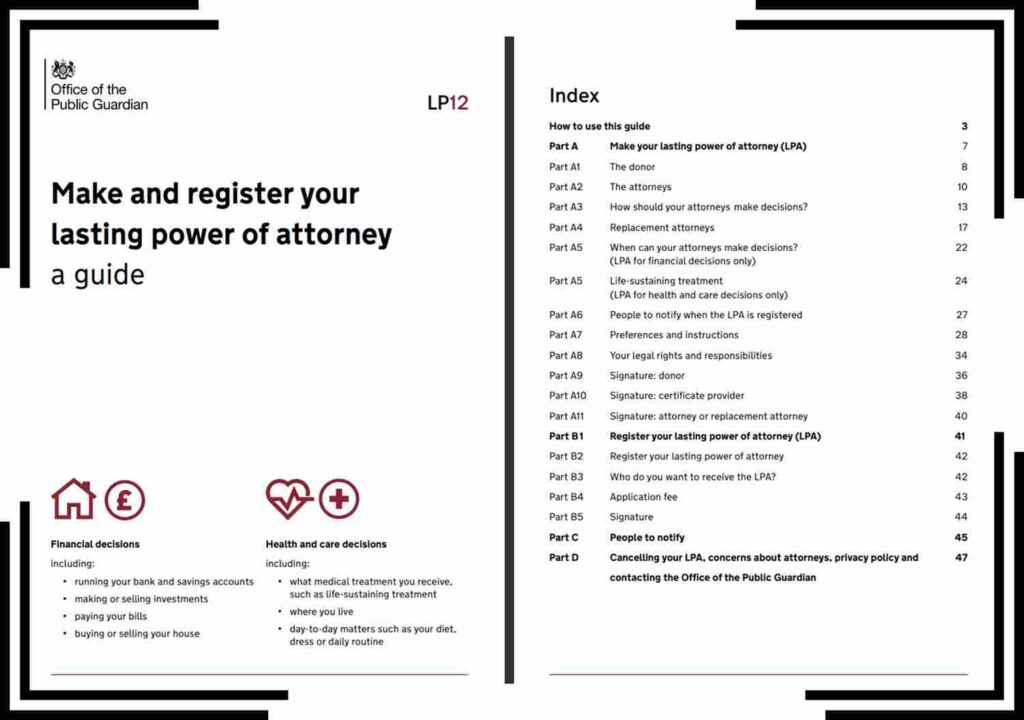 Lasting Power of Attorney or LPA Guide
